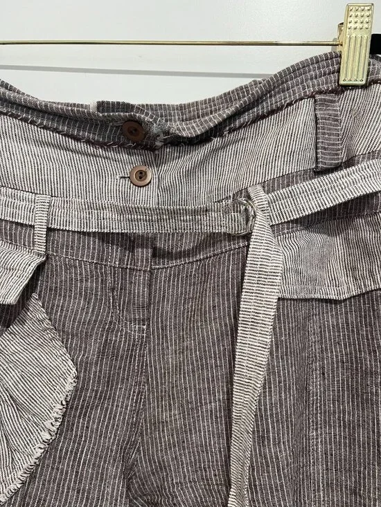 Animale Pinstripe Parachute Pants - Picture 4 of 9